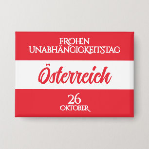 Oostenrijkse nationale vlag button