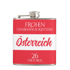 Oostenrijkse nationale vlag heupfles