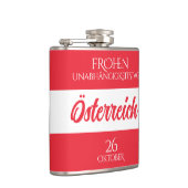 Oostenrijkse nationale vlag heupfles (Rechts)