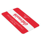 Oostenrijkse nationale vlag magneet (Rechterzijde)