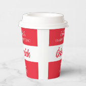 Oostenrijkse nationale vlag papieren bekers (Rechts)