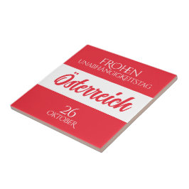 Oostenrijkse nationale vlag tegeltje