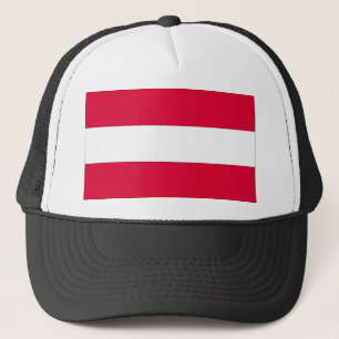 Oostenrijkse nationale vlag trucker pet