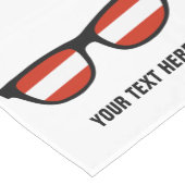 Oostenrijkse Shades aangepaste tabelrunners Korte Tafelloper (Hoek)