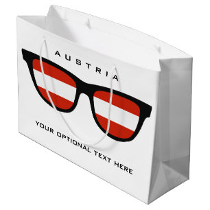 Oostenrijkse Shades aangepaste tekst- en kleurenca Groot Cadeauzakje