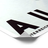 -Oostenrijkse skireis Poster (Hoek)