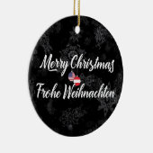 Oostenrijkse tweetalige vakantieverval keramisch ornament (Rechts)