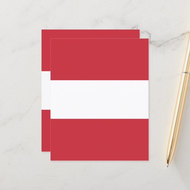 Oostenrijkse vlag (Voorkant / Achterkant in situ)