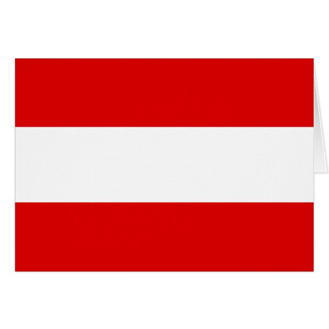 Oostenrijkse vlag (Voorkant Horizontaal)