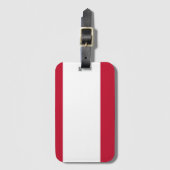 Oostenrijkse vlag bagagelabel (Voorkant (verticaal))