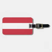 Oostenrijkse vlag bagagelabel (Voorkant horizontaal)