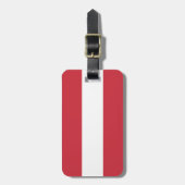 Oostenrijkse vlag bagagelabel (Voorkant verticaal)