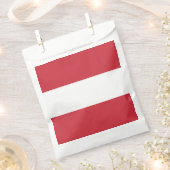 Oostenrijkse vlag bedankzakje (Geknipt)