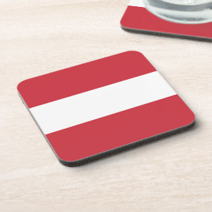 Oostenrijkse vlag bier onderzetter