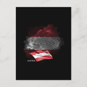 Oostenrijkse vlag briefkaart