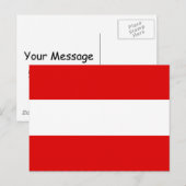 Oostenrijkse vlag briefkaart (Voorkant / Achterkant)