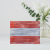 Oostenrijkse vlag briefkaart (Staand voorkant)