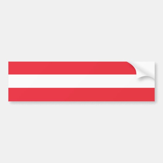Oostenrijkse vlag bumpersticker (Voorkant)