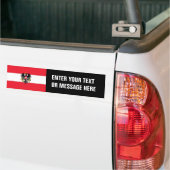 Oostenrijkse vlag bumpersticker (Op Truck)