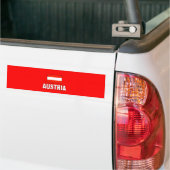 Oostenrijkse vlag bumpersticker (Op Truck)