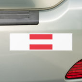 Oostenrijkse vlag bumpersticker (Op auto)