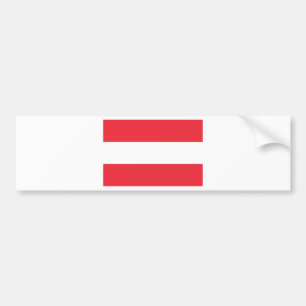 Oostenrijkse vlag bumpersticker
