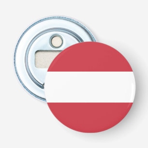 Oostenrijkse vlag button flesopener