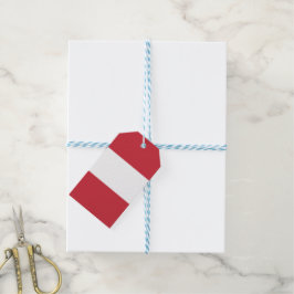 Oostenrijkse vlag cadeaulabel