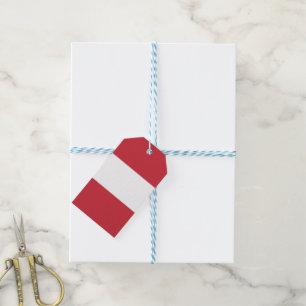 Oostenrijkse vlag cadeaulabel