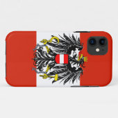 Oostenrijkse vlag Case-Mate iPhone case (Achterkant (horizontaal))