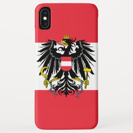 Oostenrijkse vlag Case-Mate iPhone case (Achterkant)