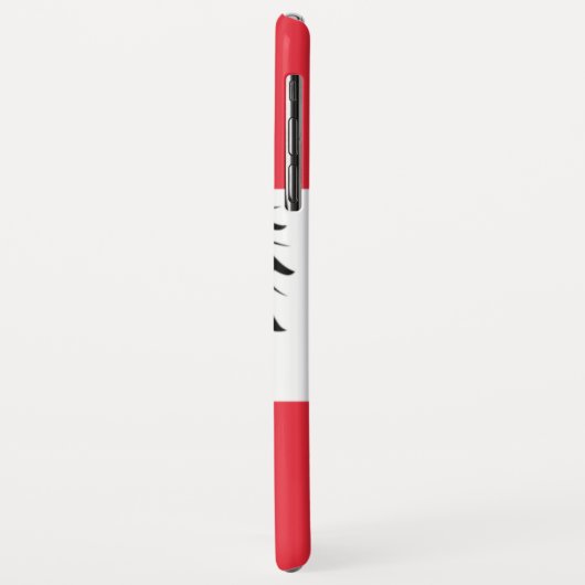 Oostenrijkse vlag Case-Mate iPhone case (Achterkant/links)