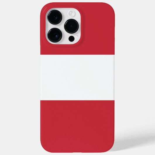 Oostenrijkse vlag Case-Mate iPhone case (Achterkant)