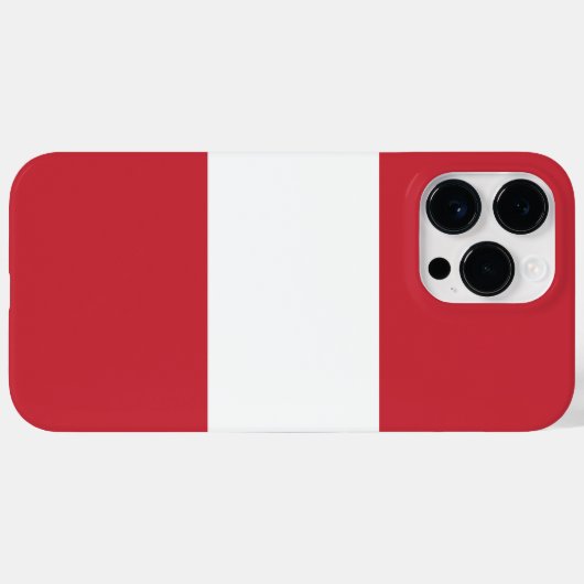 Oostenrijkse vlag Case-Mate iPhone case (Achterkant (horizontaal))