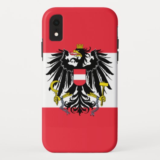 Oostenrijkse vlag Case-Mate iPhone case (Achterkant)