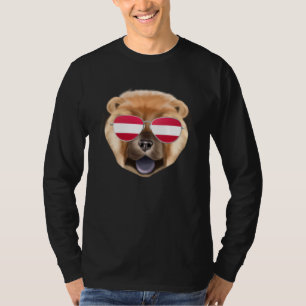 Oostenrijkse Vlag Chow Chow Hond Oostenrijk Zak T-shirt