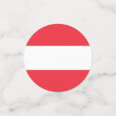 Oostenrijkse vlag confetti (Kleine voorkant)