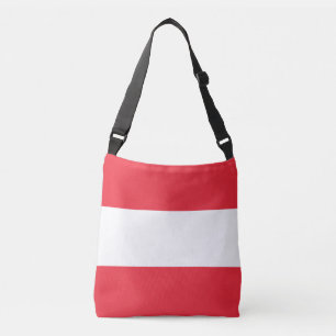 Oostenrijkse vlag crossbody tas