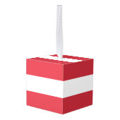 Oostenrijkse vlag decoratie (Achter hoekig)