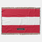 Oostenrijkse vlag deken (Voorkant)