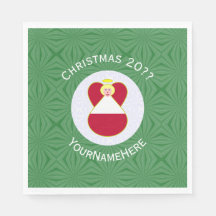 Oostenrijkse vlag engel kerst gepersonaliseerd