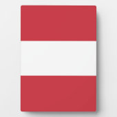 Oostenrijkse vlag fotoplaat (voorkant)