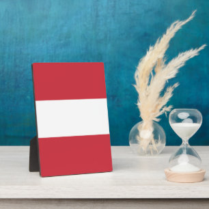 Oostenrijkse vlag fotoplaat