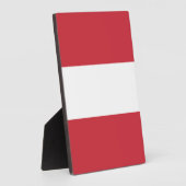 Oostenrijkse vlag fotoplaat (Zijkant)