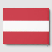 Oostenrijkse vlag gastenboek (Achterkant)
