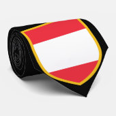 Oostenrijkse Vlag Gepersonaliseerd - Aangepaste na Stropdas (Opgerold)