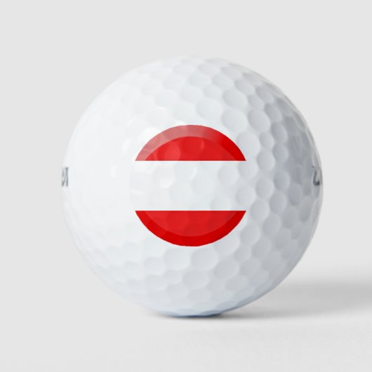 Oostenrijkse vlag golfballen (Voorkant)
