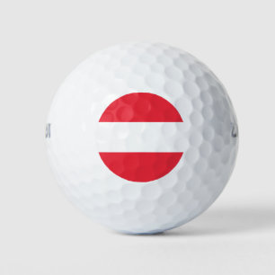 Oostenrijkse vlag golfballen