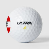 Oostenrijkse vlag golfballen (Logo)