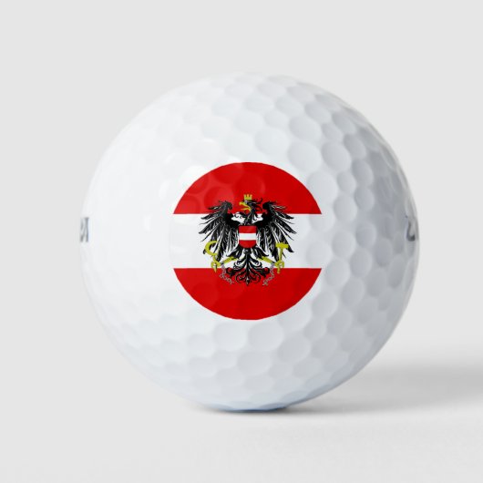 Oostenrijkse vlag golfballen (Voorkant)